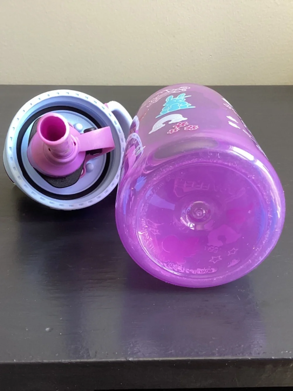 Contigo Kids Water Bottle with AutoSpout Clouds and Animals 14oz BPA Free